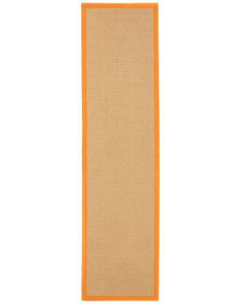 Sisalteppich Läufer Orange