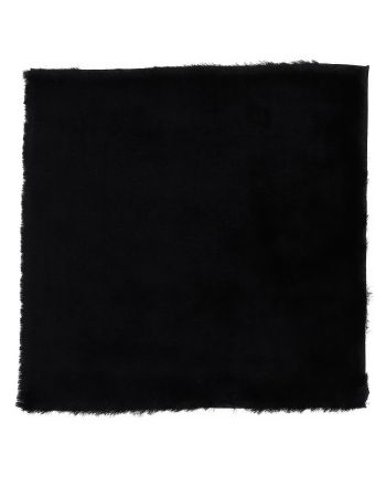 Hochflorteppich Breeze Quadratisch Schwarz