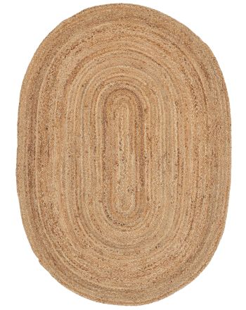 Juteteppich Nele Oval Beige