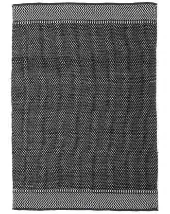 In- & Outdoor Teppich aus recyceltem Material Schwarz