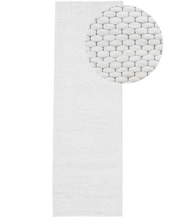 Wollteppich Sina Läufer Beige