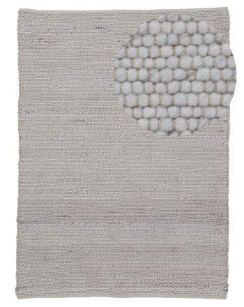 Wollteppich Valleta Creme