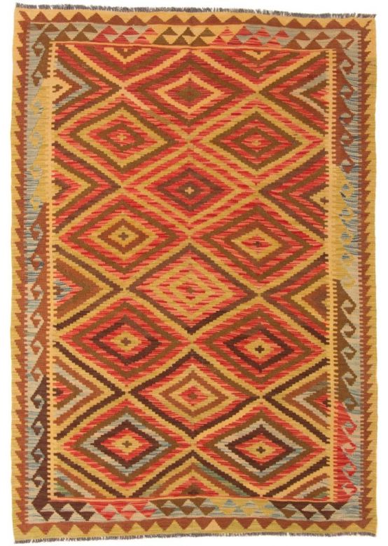 Flachgewebeteppich Kelim Afghan