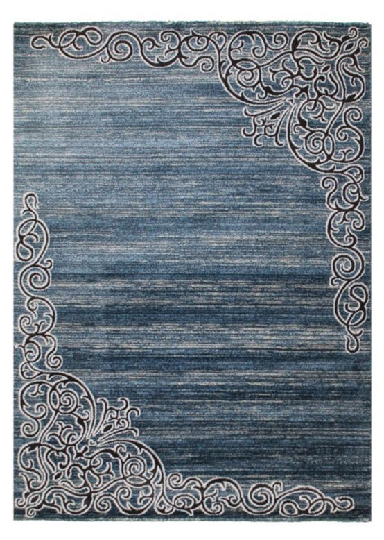 Mandala Teppich Blau