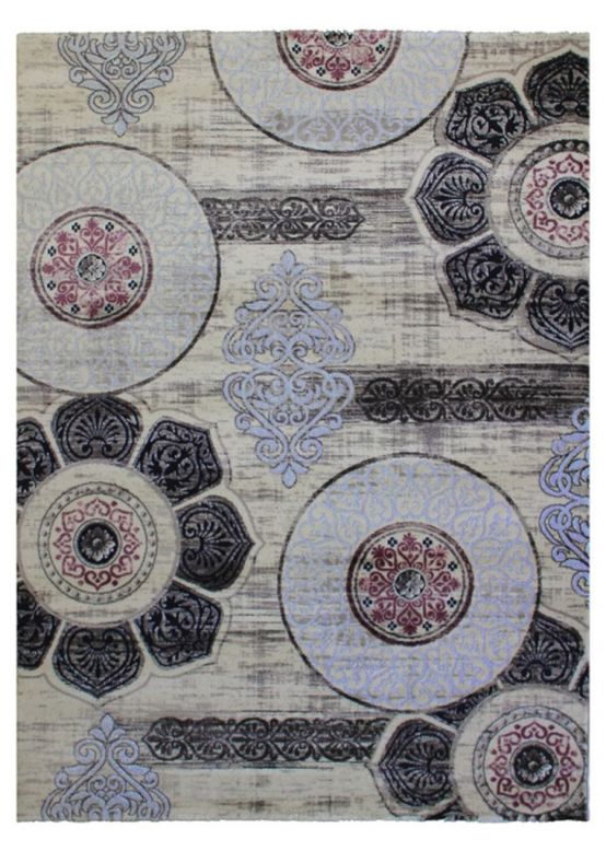 Mandala Teppich Pink