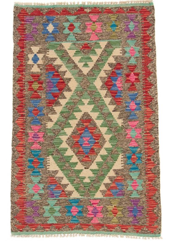 Flachgewebeteppich Kelim Afghan