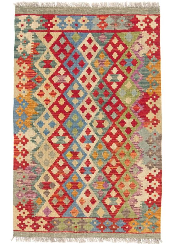 Flachgewebeteppich Kelim Afghan