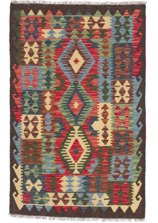 Flachgewebeteppich Kelim Afghan