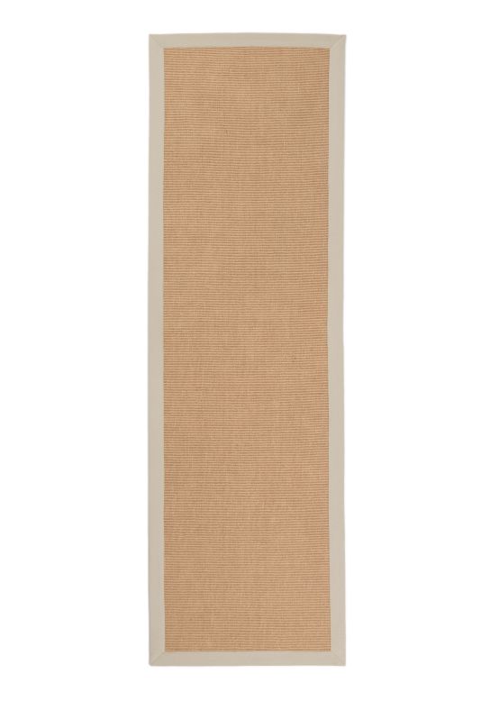 Sisalteppich Läufer Taupe