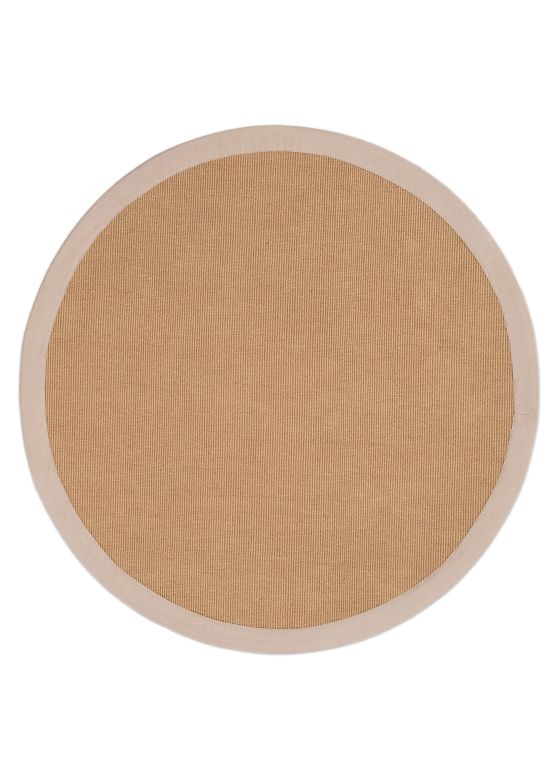 Sisalteppich Rund Beige