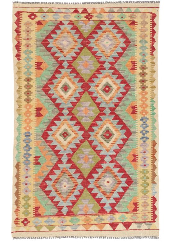 Flachgewebeteppich Kelim Afghan