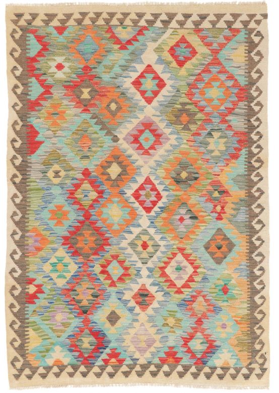 Flachgewebeteppich Kelim Afghan